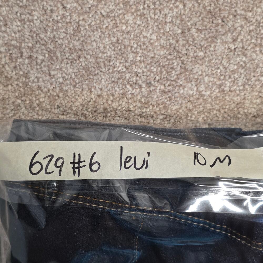 Levi's Dark Indigo Flare Jeans - Women's Wide Leg - Picture 12 of 12